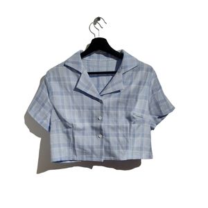 Romwe light blue top